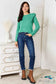 Ruffle Shoulder Long Sleeve T-Shirt Shirts & Tops