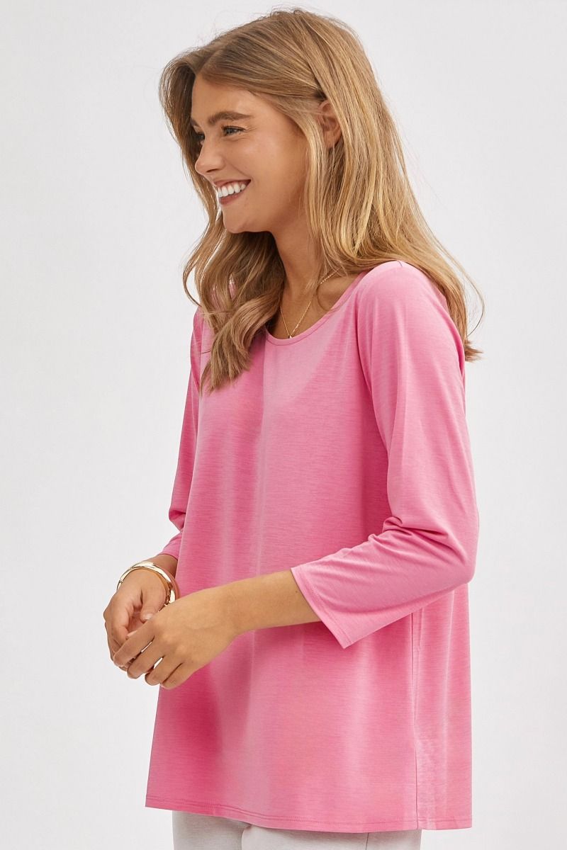 Dear Scarlett Signature Classic Round Neck Top