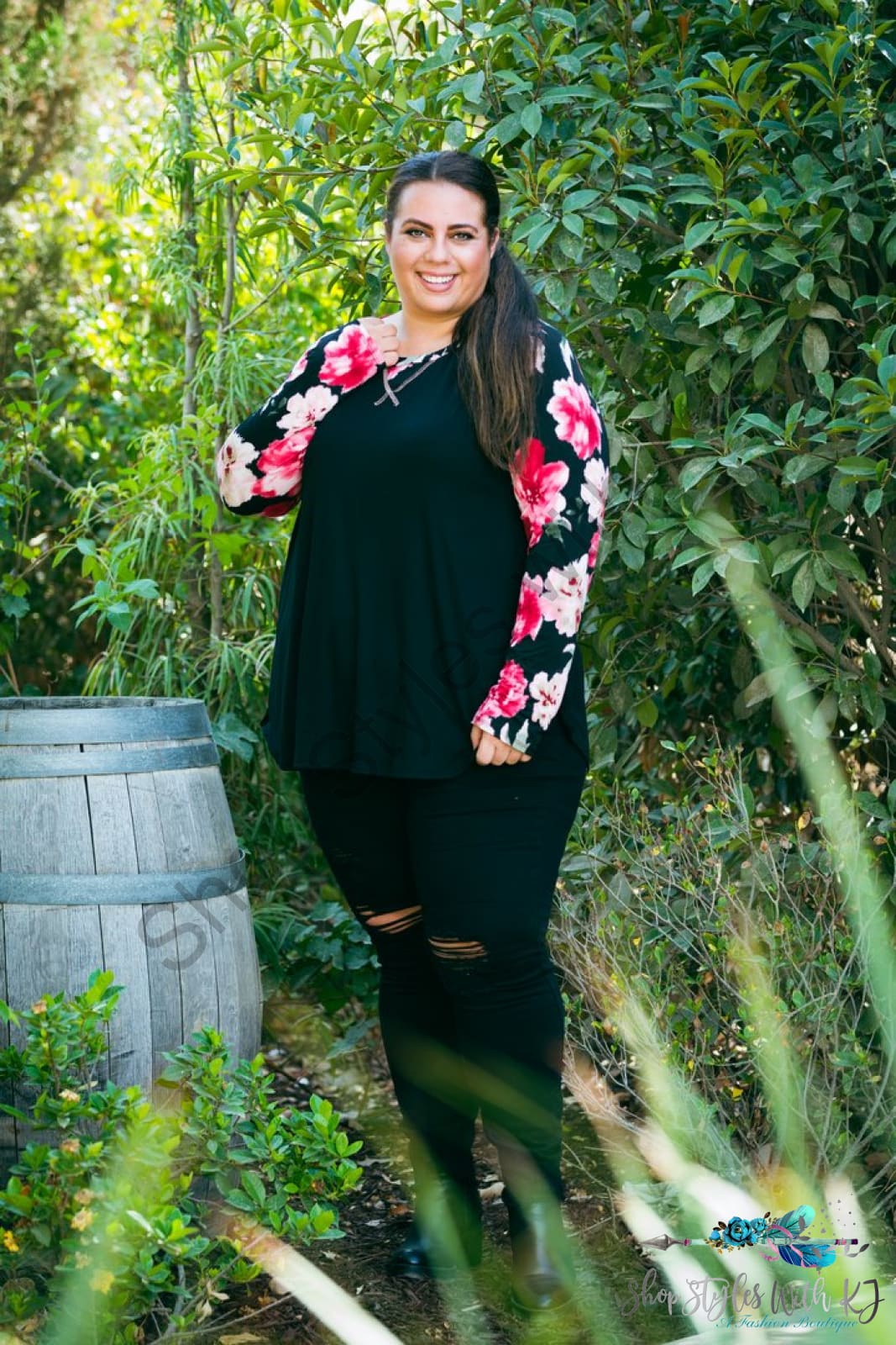 Shes A Wildflower Raglan - Size M