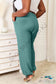 Soft Rayon Drawstring Waist Pants With Pockets
