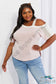 Something Simple Cold Shoulder Tee Shirts & Tops