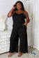 Spaghetti Strap V-Neck Jumpsuit Black / S Jumpsuits & Rompers
