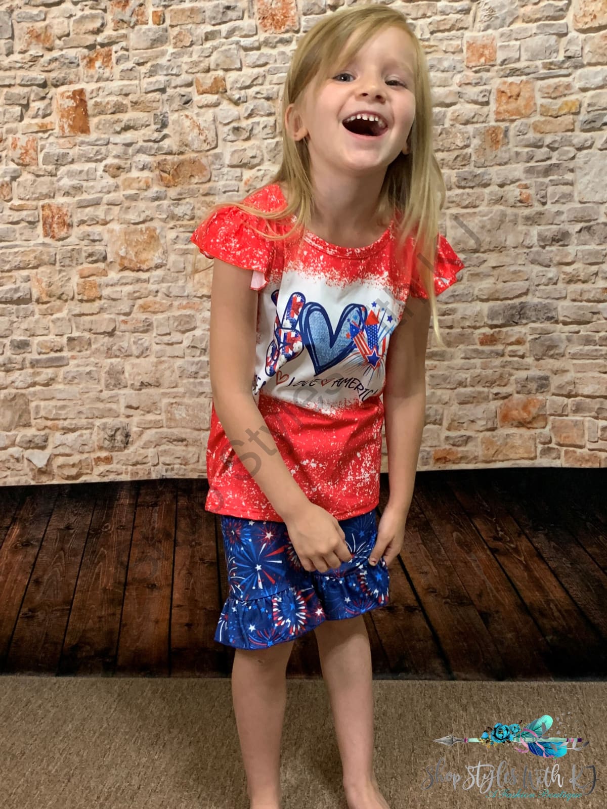 Sparks Fly 2Pc Short Set Kids