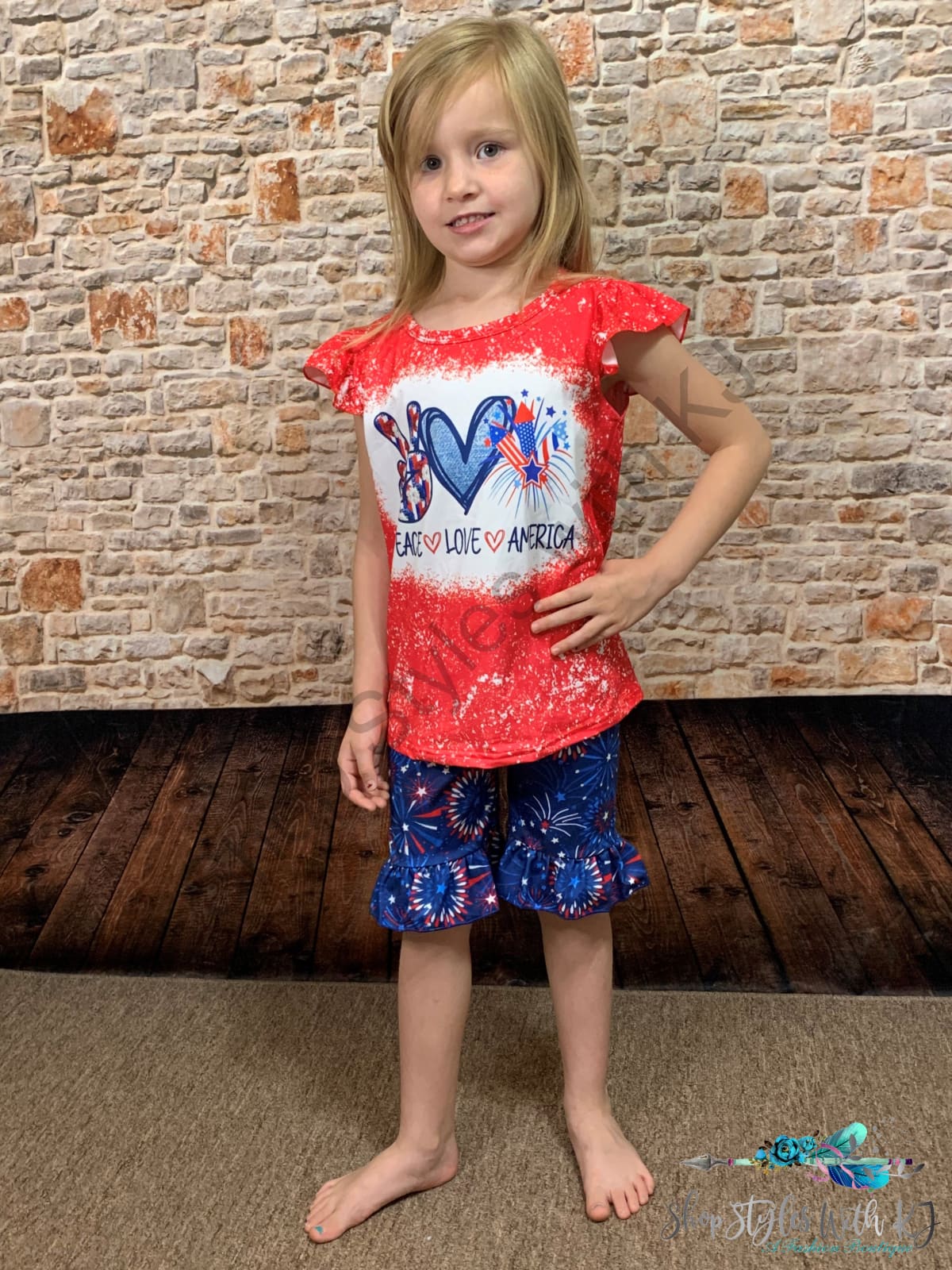 Sparks Fly 2Pc Short Set Kids