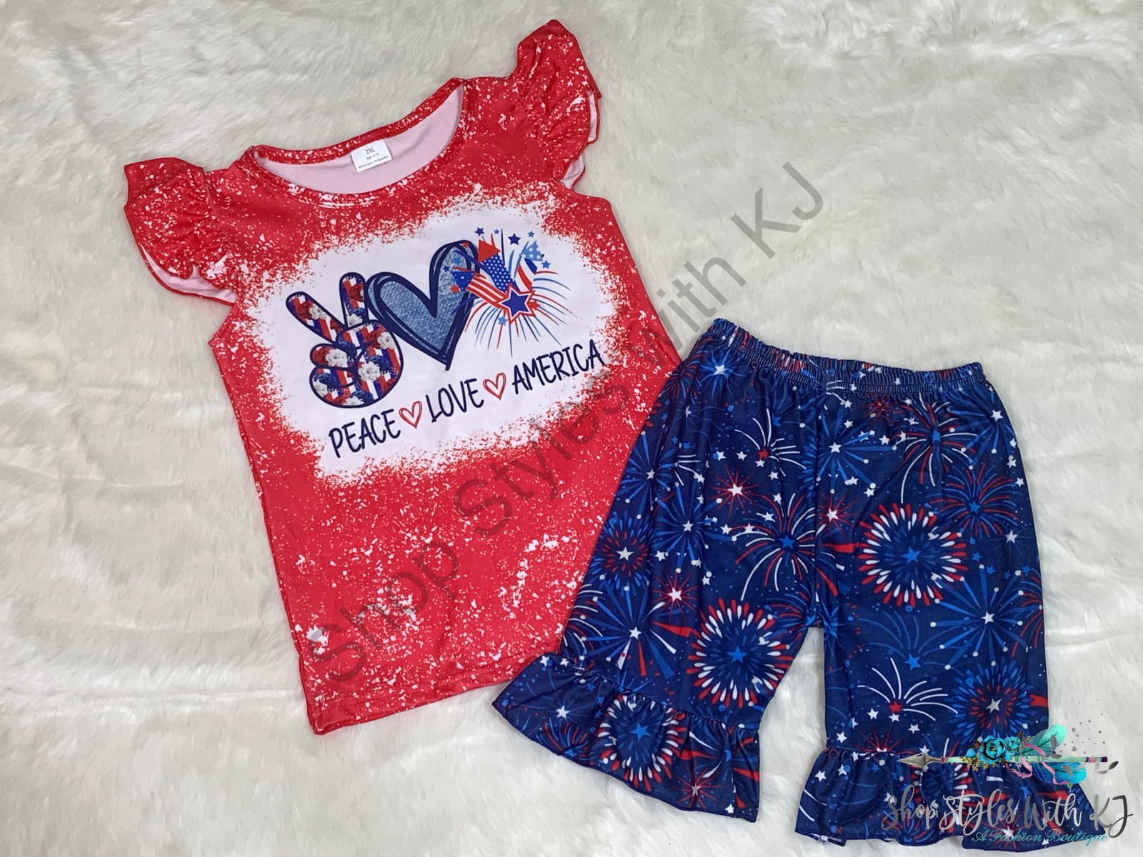 Sparks Fly 2Pc Short Set Kids