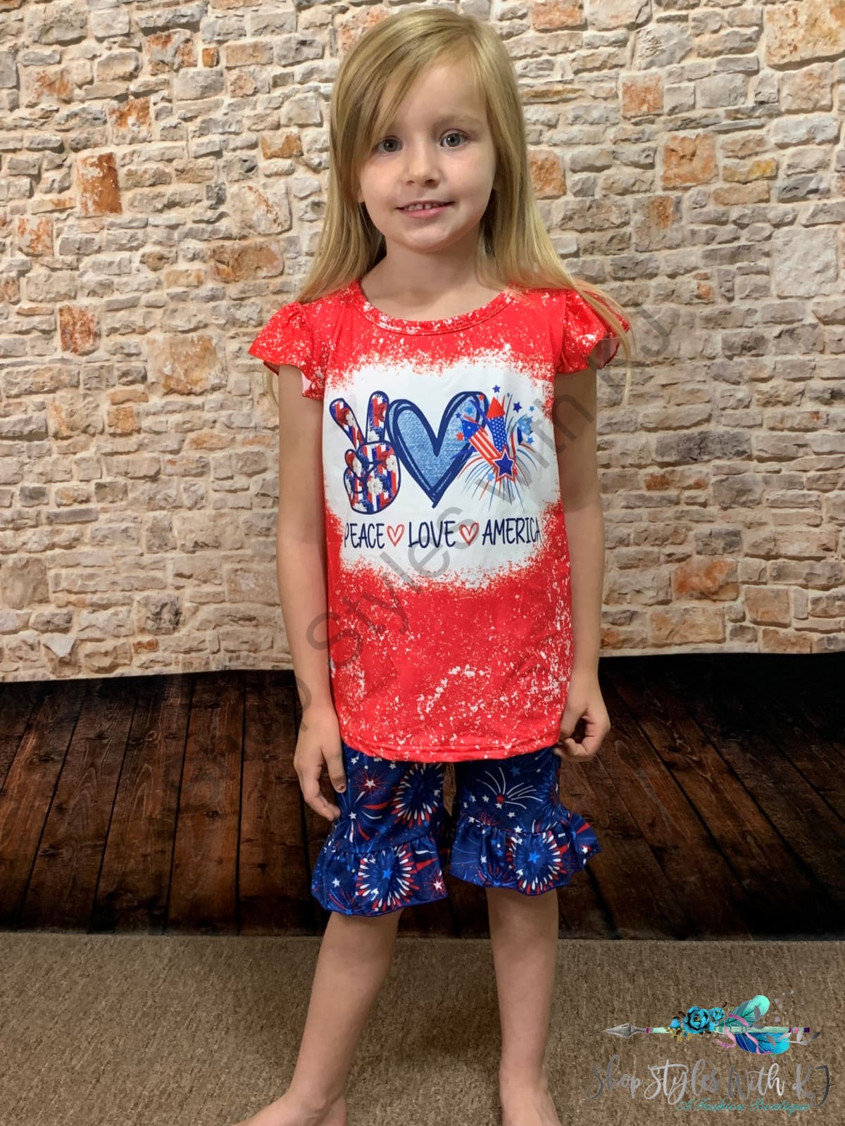 Sparks Fly 2Pc Short Set Kids