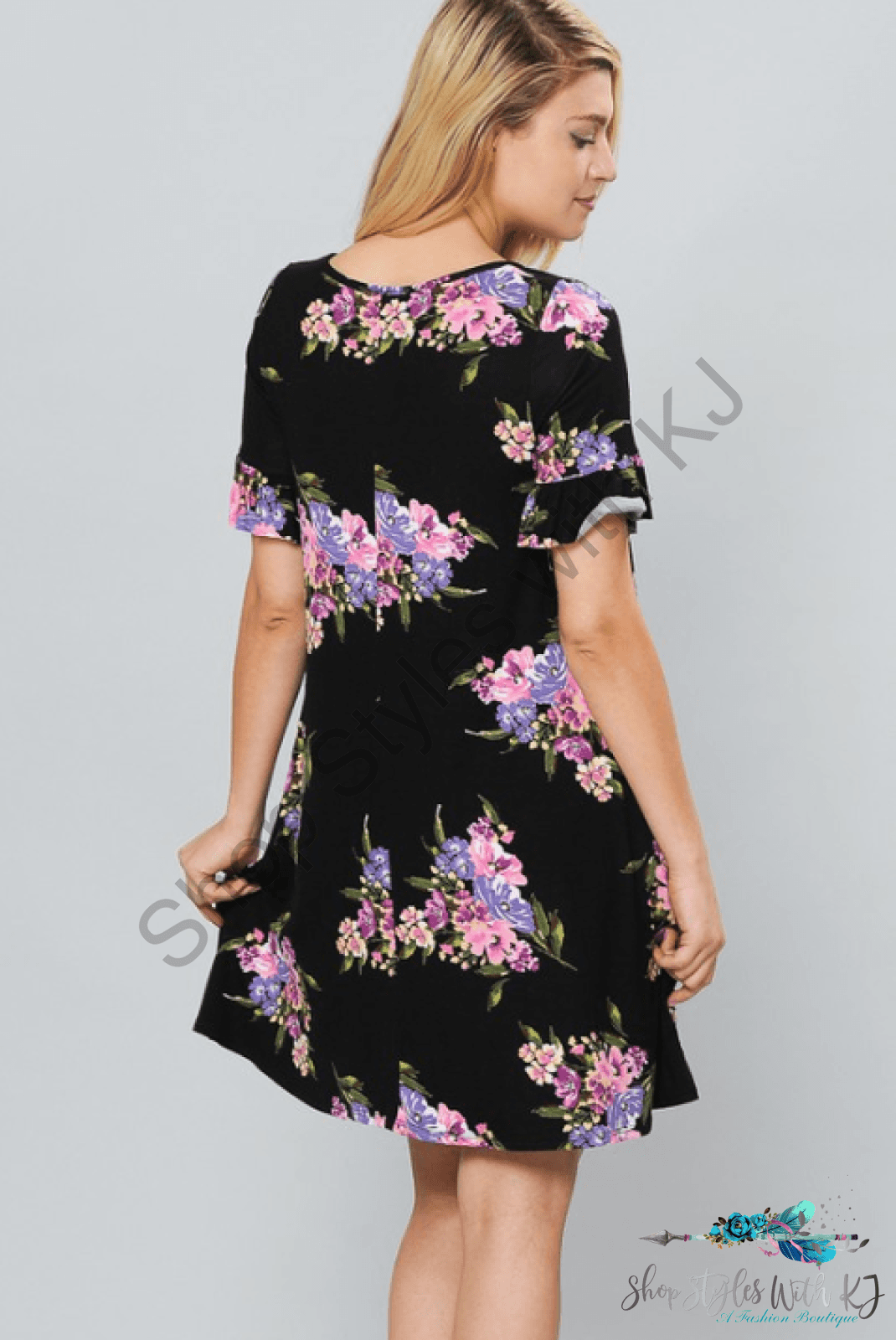 Spring Blooms Swing Dress - Size Small