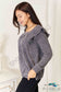 Square Neck Ruffle Shoulder Long Sleeve T-Shirt Shirts & Tops