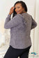 Square Neck Ruffle Shoulder Long Sleeve T-Shirt Shirts & Tops