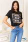 Simply Love Wife Mom Boss Leopard Graphic T-Shirt Shirts & Tops