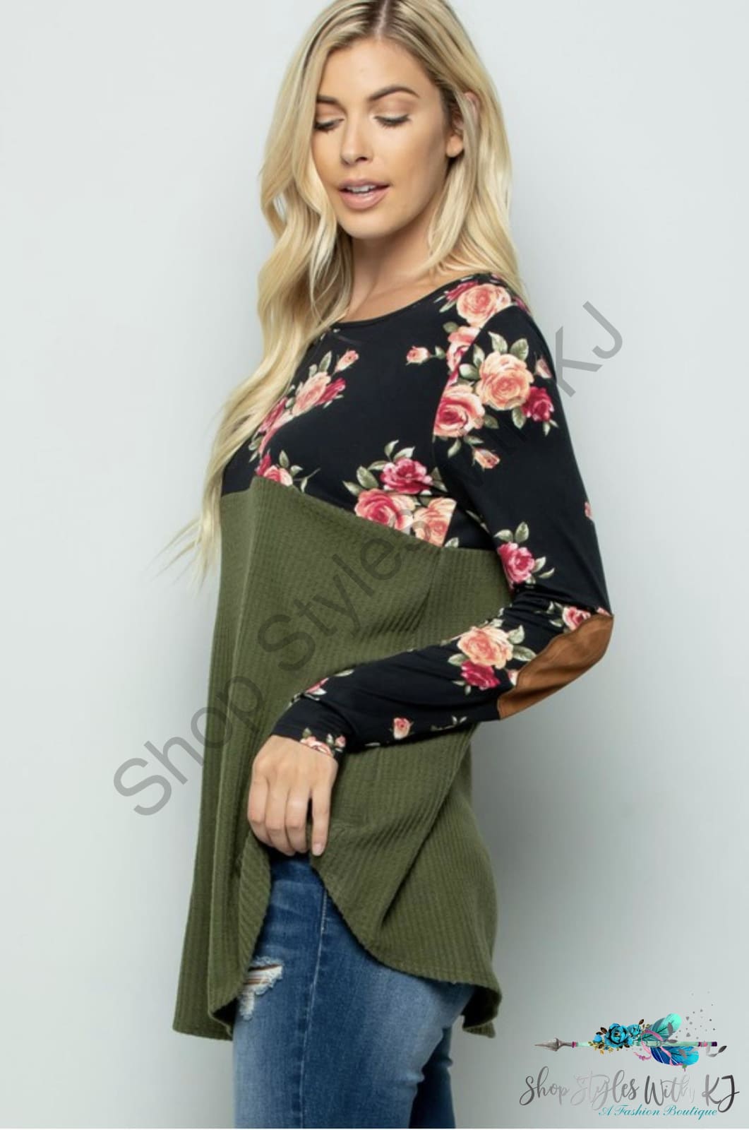 Winter Gardens Long Sleeve Top - Size S