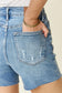 Judy Blue High Waist Rhinestone Decor Denim Shorts