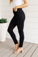 Judy Blue Tummy Control High Waisted Classic Skinny Jeans in Black