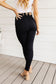 Judy Blue Tummy Control High Waisted Classic Skinny Jeans in Black