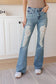 Judy Blue High Rise Heavy Destroy Flare Jeans