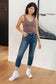Judy Blue Midrise Cuffed Boyfriend Jeans