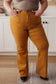 Judy Blue High Rise Tummy Control Flare Jeans in Marigold