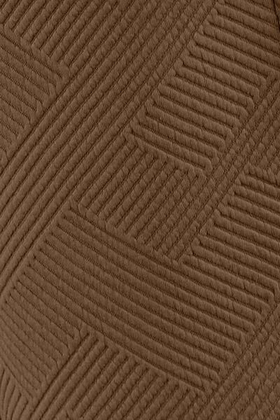 Texture Long Sleeve Top and Drawstring Shorts Set